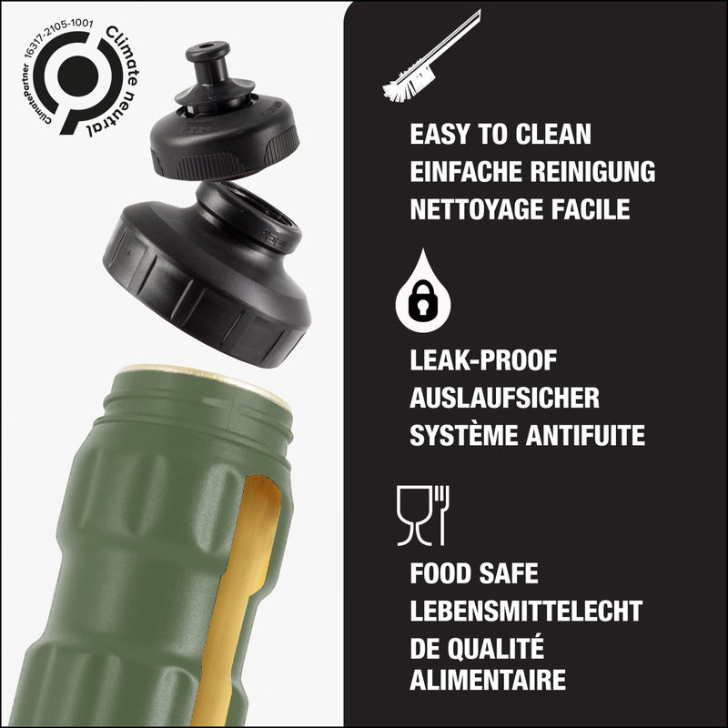 Sigg - WMB Sports Water Bottle - Made in Switzerland - With 3-Stage Sport Cap - Lightweight Metal - Gym, Biking - 25 Oz - Image 3